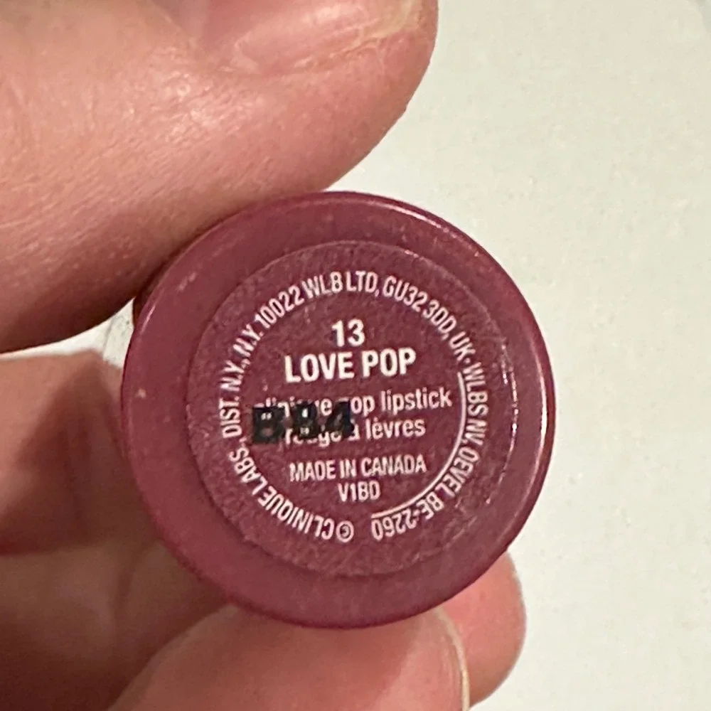 Clinique Pop Lip Colour Lipstick 13 Love Pop Pink Berry Travel‎ Size